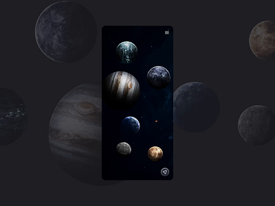 UBER Space | Animated Сoncept Part 2 animated gif animation appservice concept cosmos dailyui dailyuichallenge design figma glitch minimal mobile app mobile ui motion space spacedchallenge taxi technology ui web design