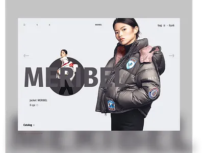Maribel brand branding ecommerce jacket jackets landing landing page luxury store ui ux