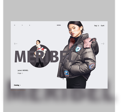 Maribel brand branding ecommerce jacket jackets landing landing page luxury store ui ux