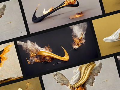 NIKE AD ad advertisement apparel art direction campaign clothing concept ecommerce facebook instagram luxury marketing nike photoshoot