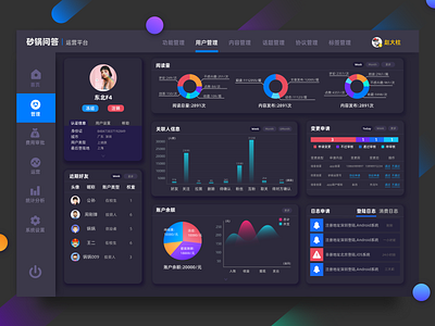 后台操作系统 app ui ui design