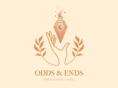 Odds & Ends Metaphysical Supply branding design ends hay hayhaily logo logo design logo mark logos logotype mataphysical minimal odds potion spell supply witch witchcraft witches witchy