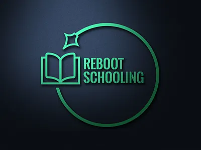 Reboot Schooling 3d app app design art brand branding clean color concept creative design education logo flat gif icon identity illustrator logo ui vector