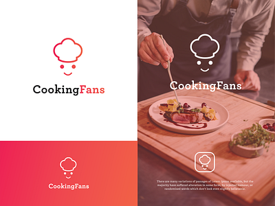 cooking fans app brand design food and drink food app graphic design icon illustrator logo vector