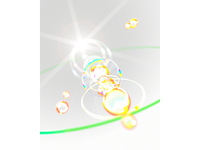 3D Lens Flare 3d 3d art 3d artist abstract cinema 4d dispersion glass illustration lens lens flare octane