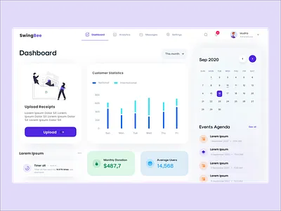Dashboard dashboard freelance ui ux website
