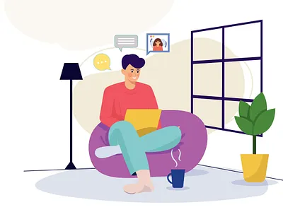 minimalist flat design illustration for the website and apps apps design flat flat design flat illustration flatdesign webdesign