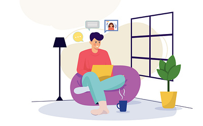 minimalist flat design illustration for the website and apps apps design flat flat design flat illustration flatdesign webdesign