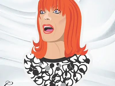 Coco Peru drag queen illustration