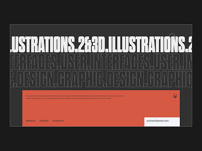 🛠 Portfolio sketch #05 80s 90s analog brutalism homepage interaction layout minimal oldschool portfolio retro retrowave typography ui user experience user interface ux vhs web whitespace