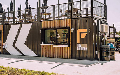 Attraction Sub-branding for The Forge Adventure Park adventure park amphitheater attraction branding graphicdesign logo logo system outdoor laser tag restaurant signage sub branding