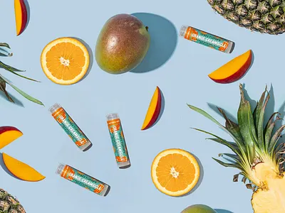 Crazy Rumors Lip Balm Rebrand beauty product brand branding flat lay illustration logo marketing photography