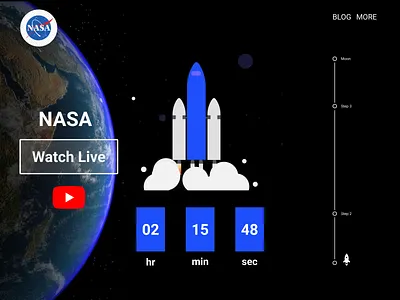 Day 14 CountdownTimer design icon illustration typography ui vector