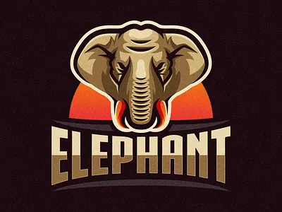 elephant logo animation branding coreldraw design design art ilustration ilustrator logo sketch vector