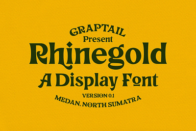 Rhinegold - Display Font branding classic font design display font download font elegant font font font design fonts graphic design lettering logo font logo fonts retro font serif font typeface typefaces typography vintage font vintage lettering