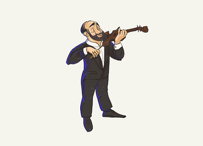 Music love artwork brush characterdesign illustration music music player musician procreate profile scetch sound violin