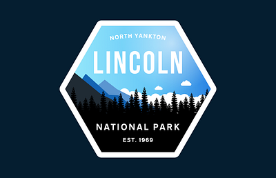 National Park Logo dailylogo dailylogochallenge day 20 lincoln logo national park vector