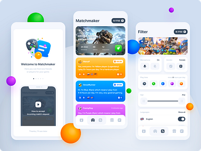 Vijo Matchmaker app design game app ios app ios app design matchmaker mobile app mobile design sketch ui uidesign ux uxdesign