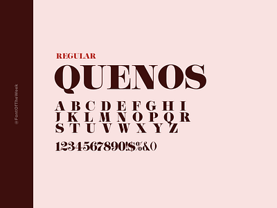 QUENOS app design design design inspiration font font inspiration font of the week fotw free fonts free typeface google fonts graphic design interface type inspiration typeface typography ui user experience user interface ux web design