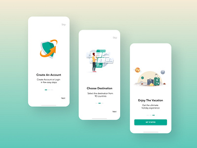 Daily UI 023 - Onboarding dailyui dailyui023 dailyui23 dailyuichallenge onboarding uidesign vacation