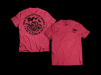 Aun persigues el sueño? branding design illustration printmaking prints punk punkrock questioneverything shirtdesign shirts typography vector