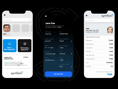 symfoni app app apple branding icon logo minimal typography ui ux vector web