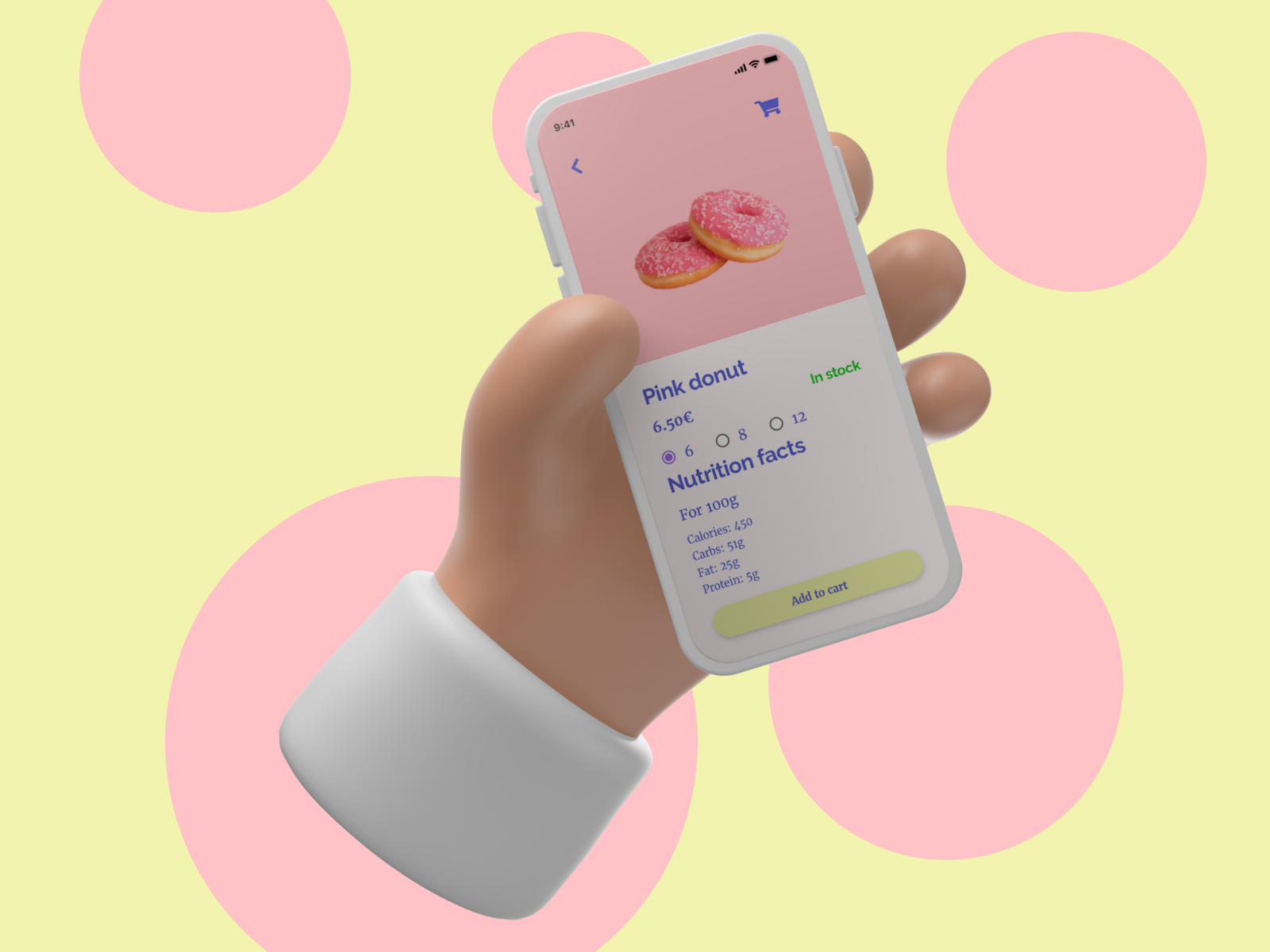 Example of Daily UI challenge  096