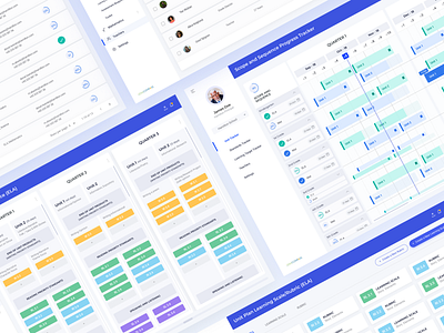 EduCompass Framework Saas 2d blue clean dashborad education framework light math planning school teachers toolkit uiux