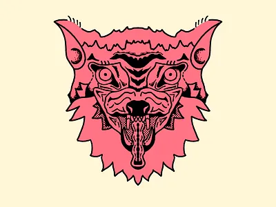 PINK WEREWOLF adobe photoshop
