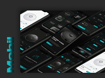 Mobil version robot vacuum cleaner design minimal mobile design mobile ui motion ui ux uı vac website