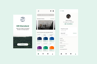 GRI Standard App android app app design clean clean design design ios iphone minimal ui ux