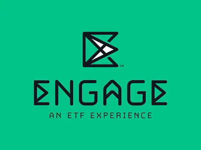 Engage Logo 2 conference engage etf experience logo logomark typography