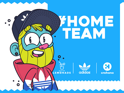 #HOMETEAM adidas character character design clothes cool fashion illustration illustrator urban vector