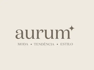 Aurum Logo branding brazilian logo logo design modal portugese retail smallbusiness
