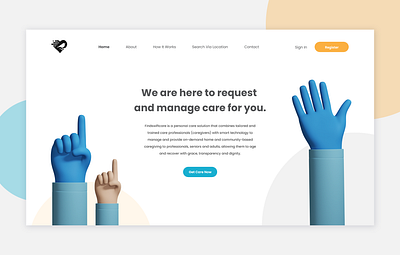 Landing Page E-Health Design Concept design graphic design illustration ui ui ux design ui design user interface user interface design ux ux design web design