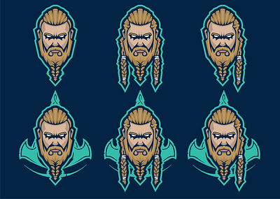 Valhalla Viking Mascot Logo eivor mascot mascotlogo norse valhalla viking