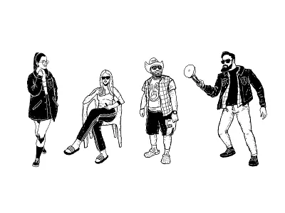 Cambie Cartel black black and white design digitalart form illustration illustration art illustration design illustrations illustrator line procreate white