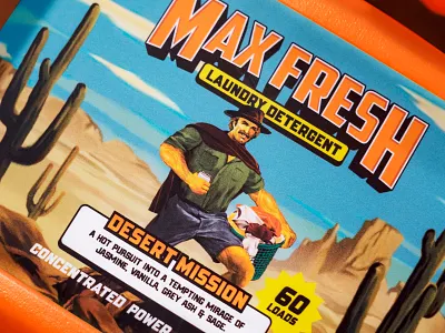 Max Fresh Laundry Detergent branding branding agency design illustration lifestyle logo packaging packaging design skate surf visual identity