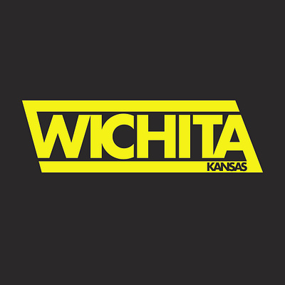 Wichita Kansas Yellow 316 adobe illustrator black garner heartland logo typography yellow