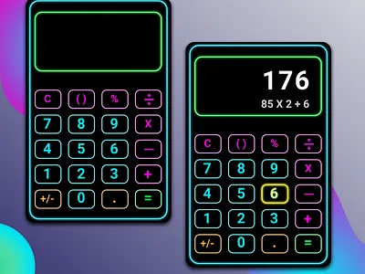 UI Challenge Day 4- Calculator dailyui design