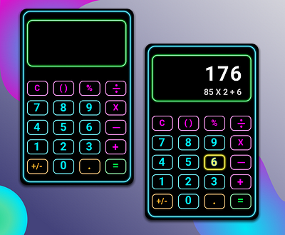 UI Challenge Day 4- Calculator dailyui design