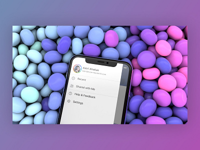 Pride Month Rainbow Strip [04] app app design blue candy celebration cinema4d gradient jelly bean microsoft microsoft office mobile office pride 2020 pride month promotion purple rainbow rendering user profile word