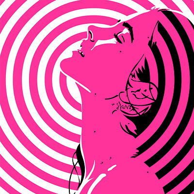 Stripe-tease adobe art digital portrait drawingart erotica fashion illustration illustration illustration digital illustrations opart vector vector illustration