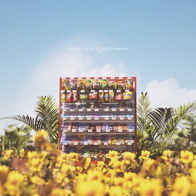 sunflower view c4d