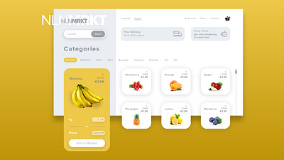 Food Market Web App UI Design adobe xd animation app app design art artist attractive design creative design design art designer graphic design illustration inspiration ui uidesign uiux uiuxdesign uiuxdesigner uxdesign