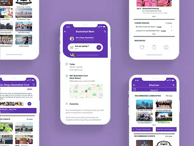Co-Op - Communities App app community app design interaction design ios design mobile app design product design ui ux web design