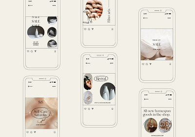 Social media template design for Revival branding design instagram template minimalism social media design social media pack social media templates templates