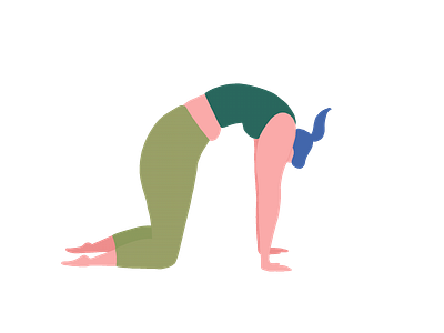 Doing yoga characterdesign gifs illustration motiongraphics woman womeninsport yoga