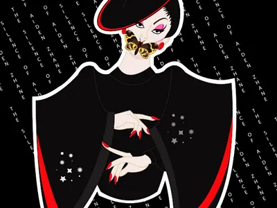 Aiden Zhanr drag queen illustration
