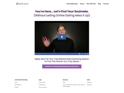 Consulting VSL (Dating Niche) consultant dating coach funnel marketing campaign sales page vsl